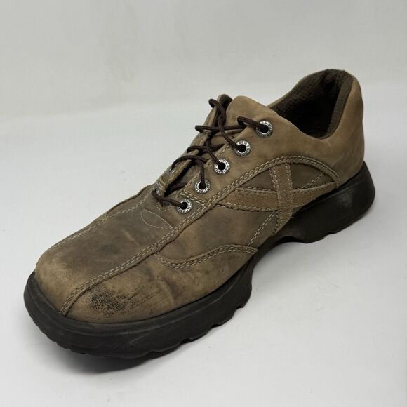 Bed Stu Shoes Mens 11 EU 44 Brown Letter Chunky Soles Square Toe Lace Up Y2K main image 15